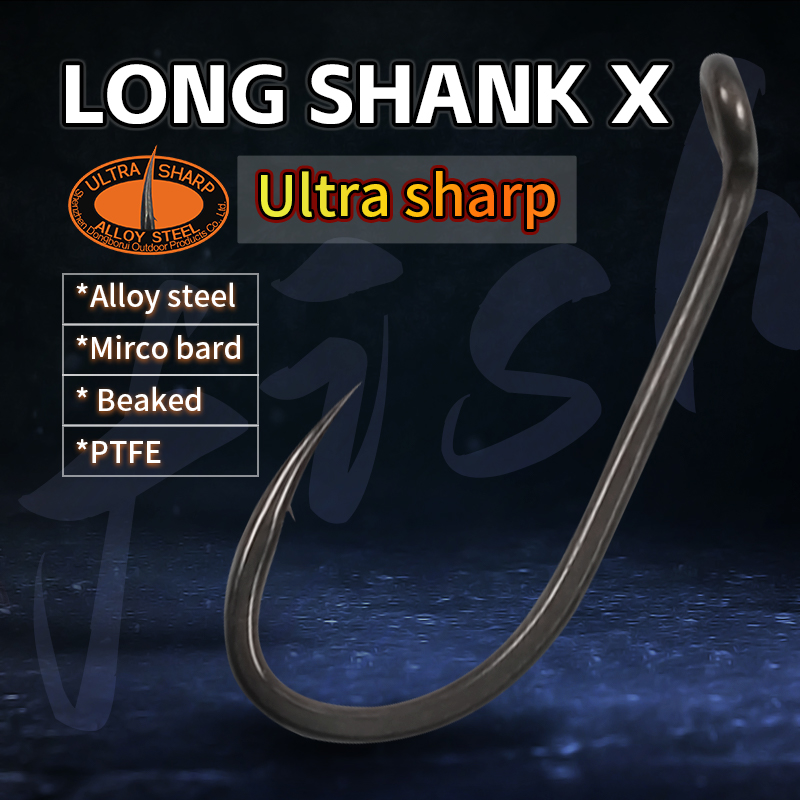 Fishing Hook Barbless - 10 stücke Karpfen Angeln Haken Lange
