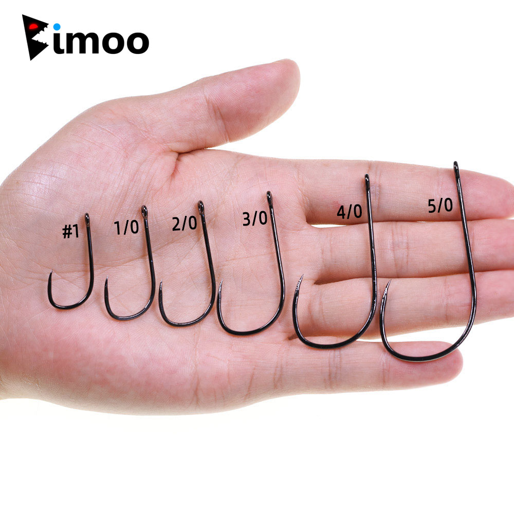 Fishing Hook Barbless - Bimoo 20 Stück # 1~5/0 Widerhakenloser