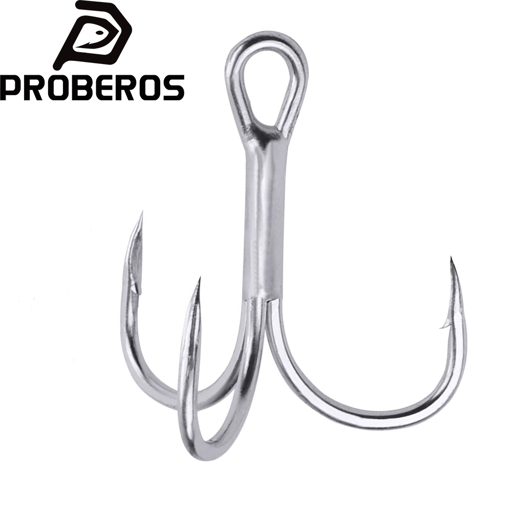 Fishing Hook Offset - PROBEROS 20 Teile/los Salzwasser Angelhaken Drillinge