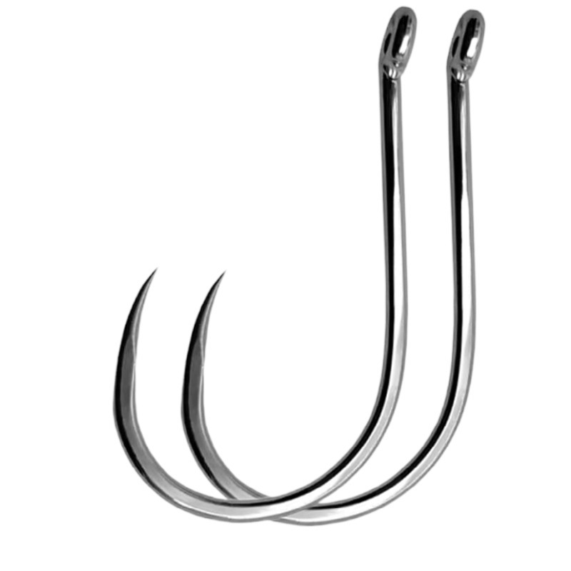 Fishing Hook Circle - 100 Stück #1-#10 Süßwasser Angelhaken Karpfen