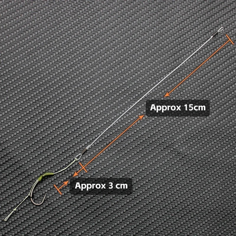 Fishing Hook Size - 3 stücke Karpfen Angeln Schleife Rig