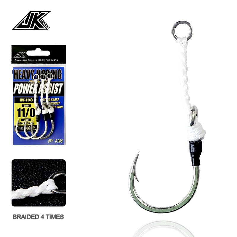 Fishing Hook Assortment - JK HV Heavy Assist Meeresangeln 4X