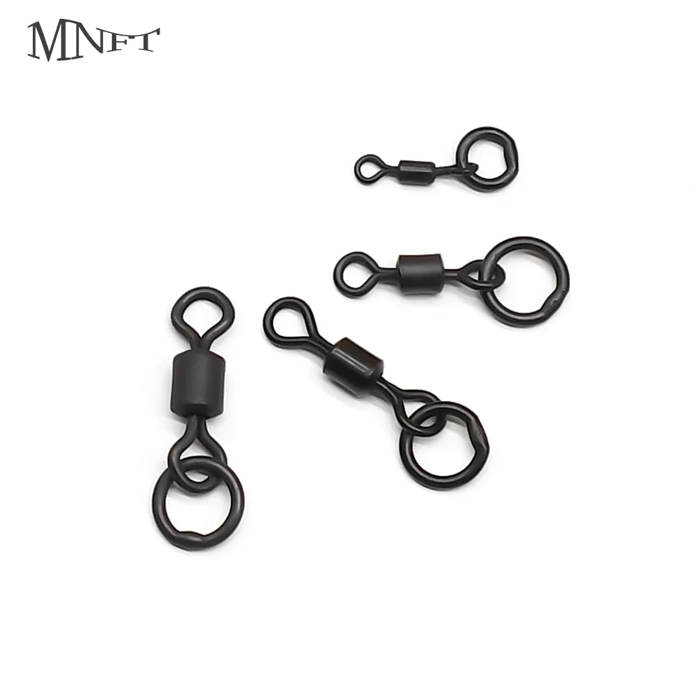 Fishing Hook Size - MNFT 50 Stück Micro Flexi Hakenwirbel