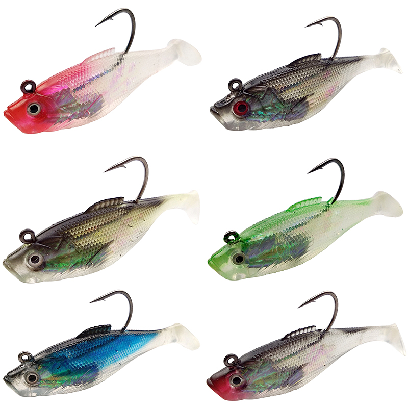 6 Stück/Beutel Angelköder mit  – Fishing Hook Size Bewertung und Preis