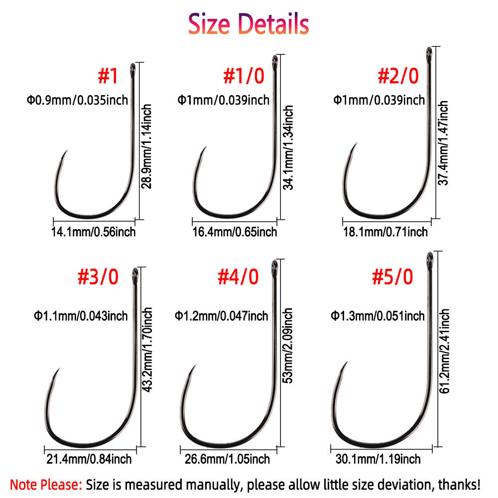 Bimoo 20 Stück # 1~5/0 Widerha – Fishing Hook Barbless Bewertung und Preis