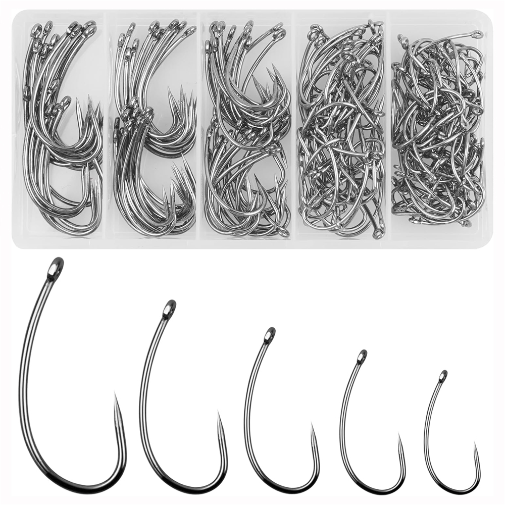 180 Stück Barbless Angelhaken  – Fishing Hook Barbless Bewertung und Preis