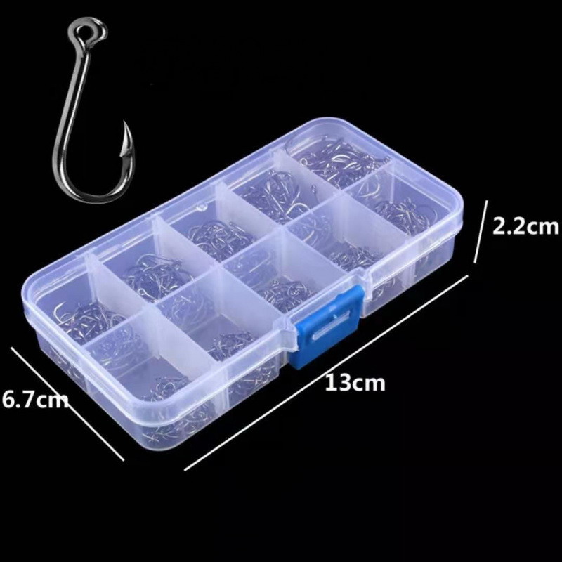 100-400 Stück/Box 3 # -12 #    – Fishing Hook Circle Bewertung und Preis