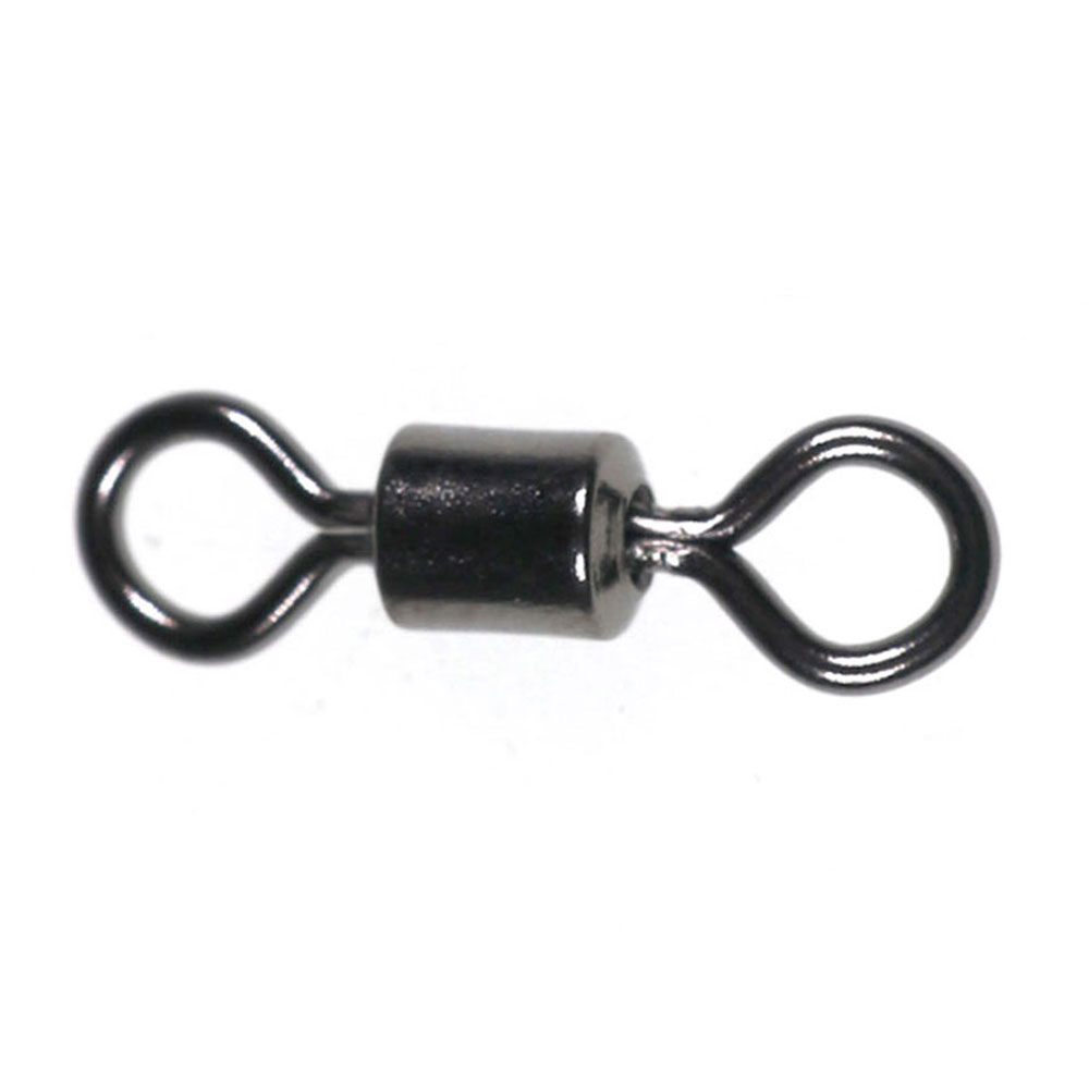100Pcs Schwarz 8 Form Rolling  – Fishing Hook Size Bewertung und Preis