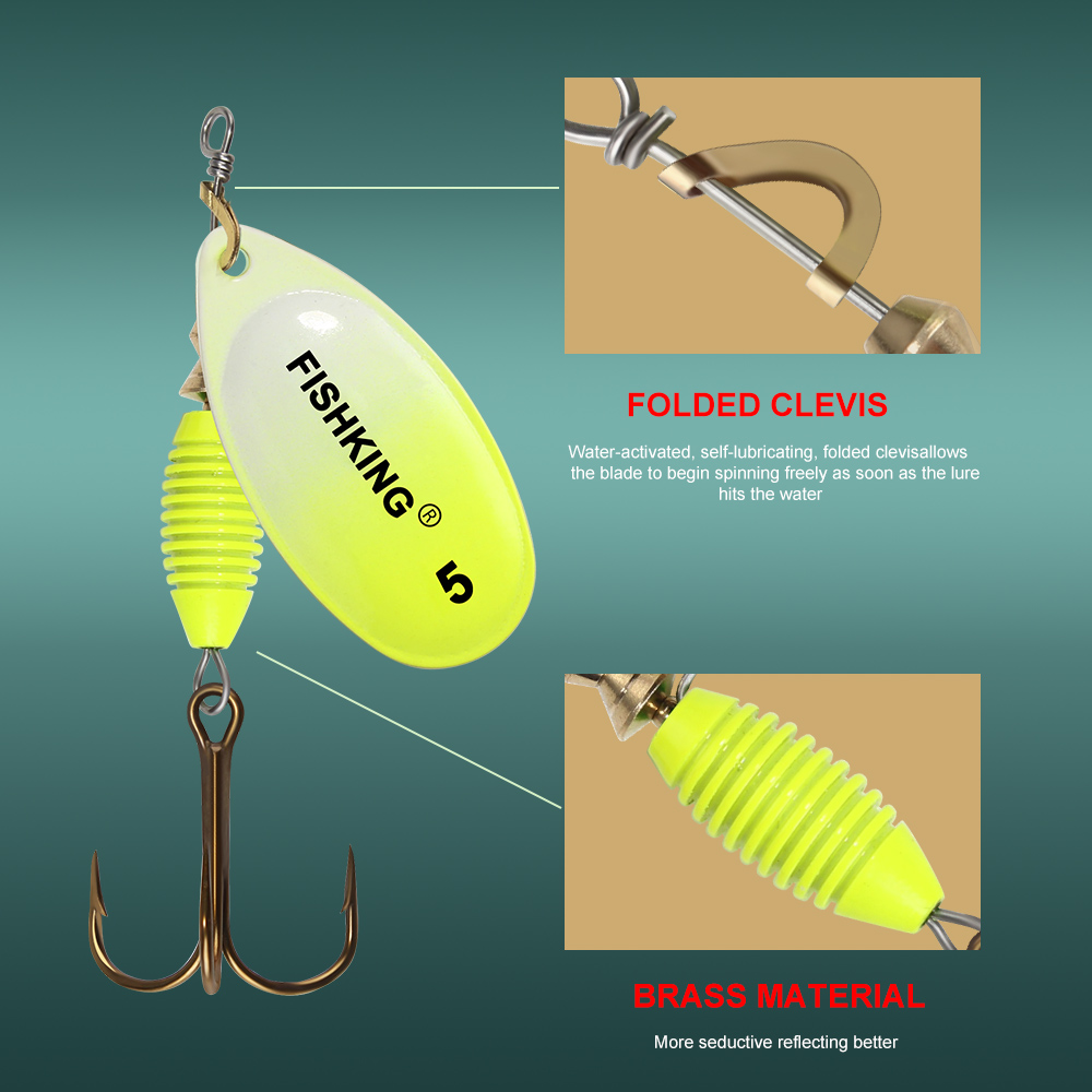 Metall Angeln Locken 4g 4,8g 7 – Fishing Hook Treble Bewertung und Preis