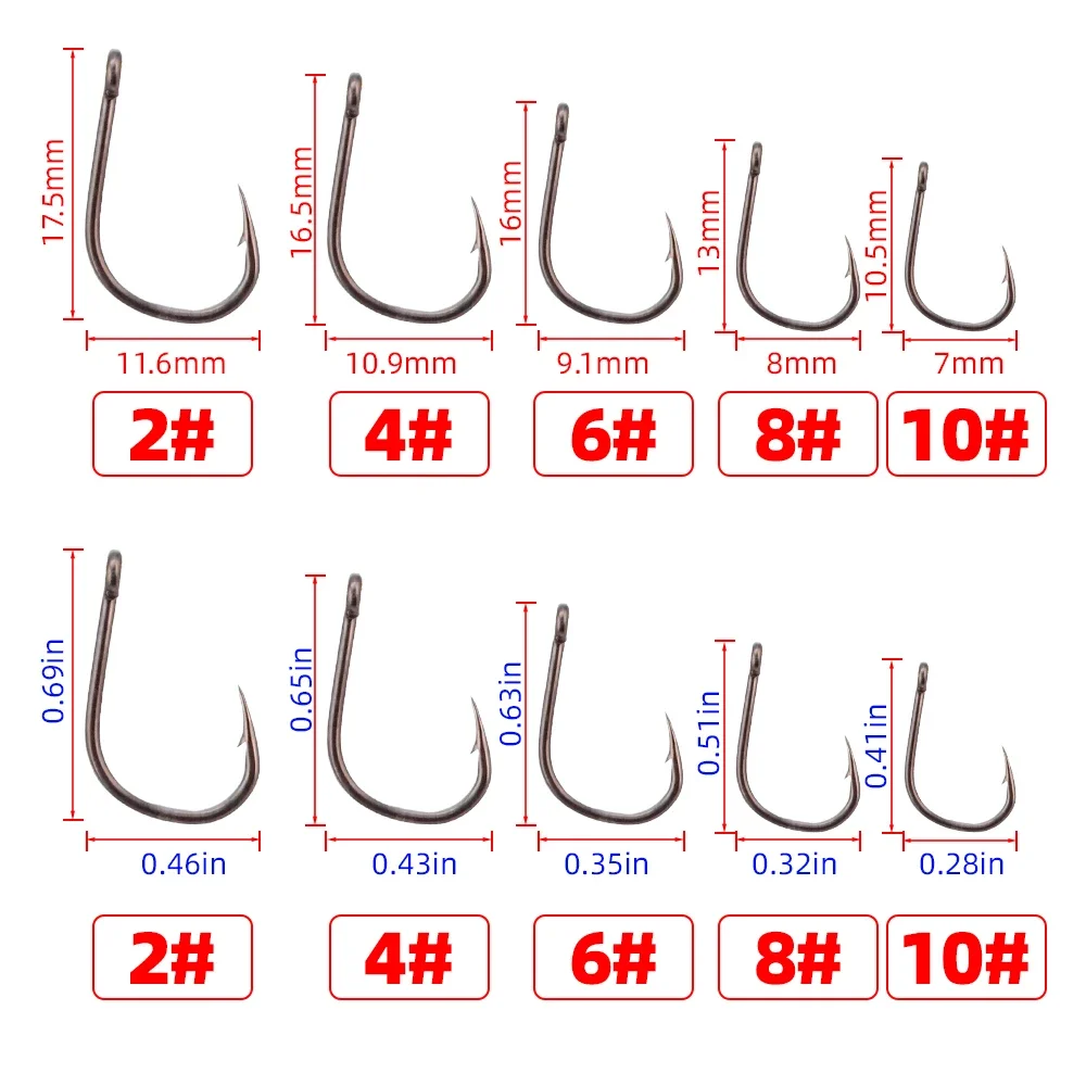 Hirisi 50 Stück Karpfen-Angelh – Fishing Hook Assortment Bewertung und Preis