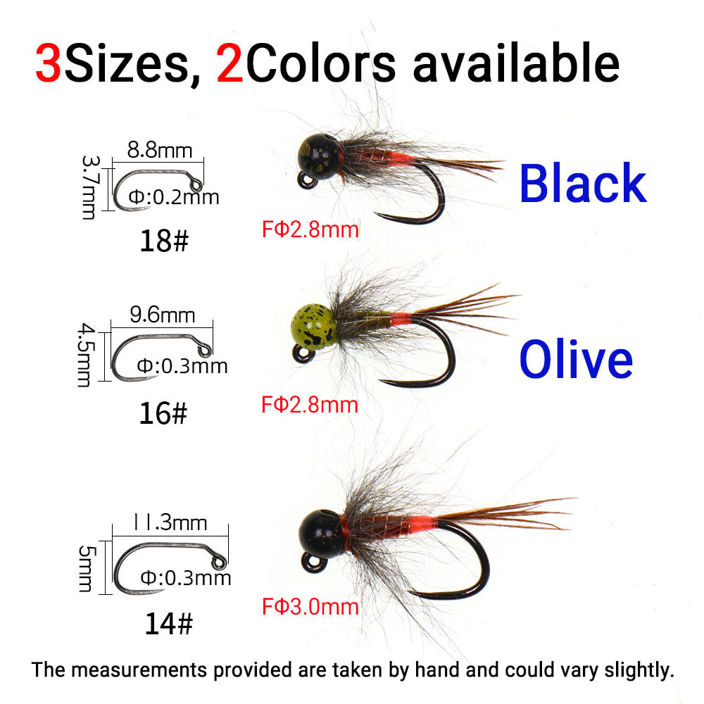 6 Stück Jig-Wolframperlenkopf- – Fishing Hook Barbless Bewertung und Preis