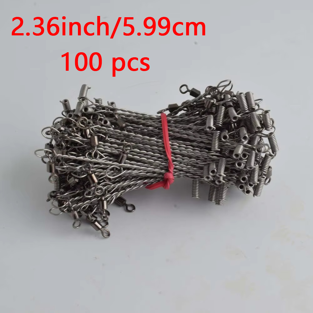 100 Stück Ausgleichshaken, Tra – Fishing Hook Stainless Steel Bewertung und Preis