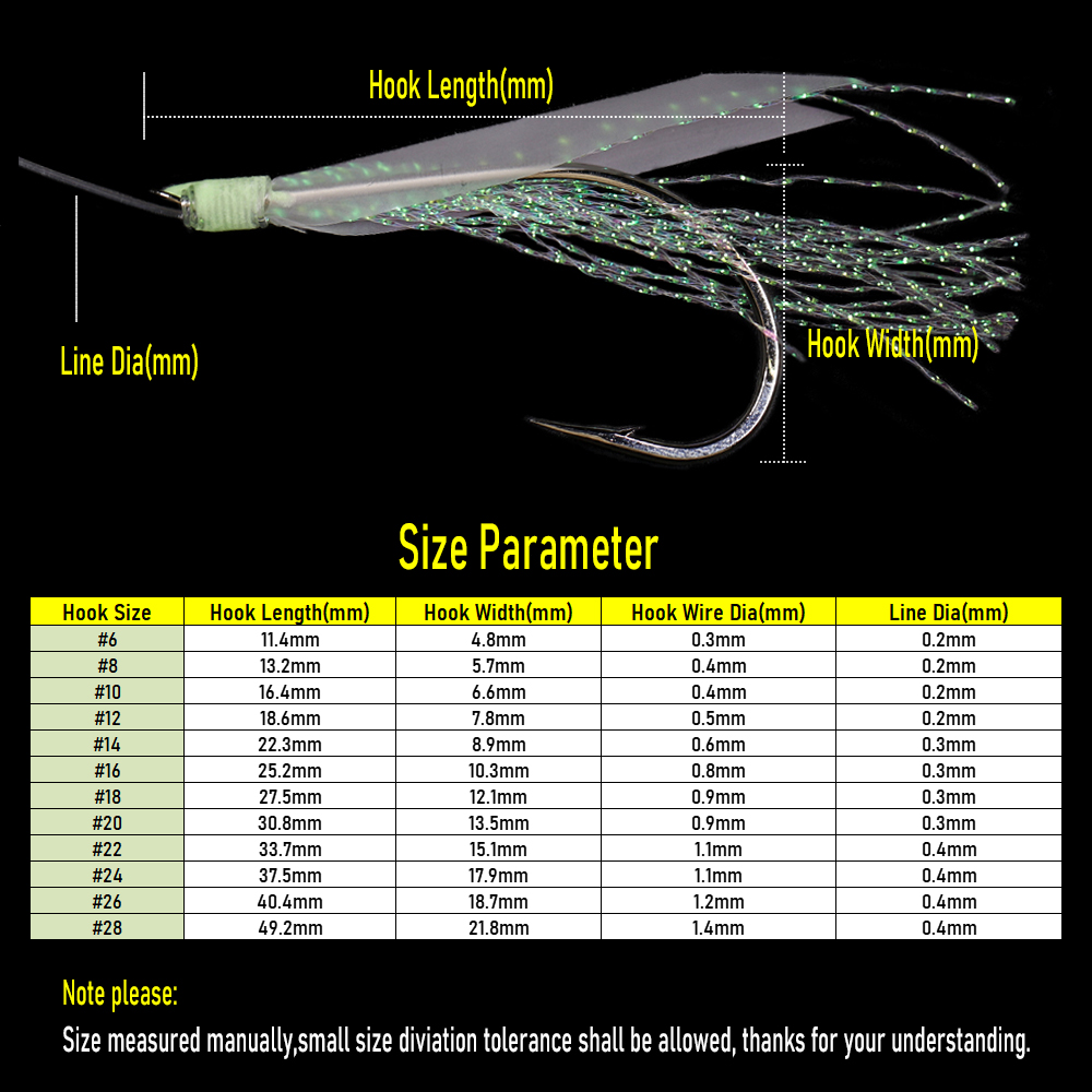 WIFREO 50pc Luminous Simuliert – Fishing Hook Circle Bewertung und Preis
