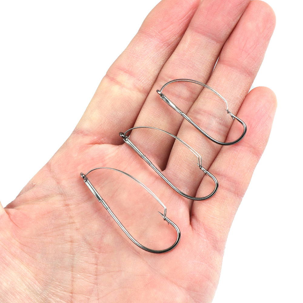 10 Teile/schachtel Angeln Wack – Fishing Hook Weedless Bewertung und Preis