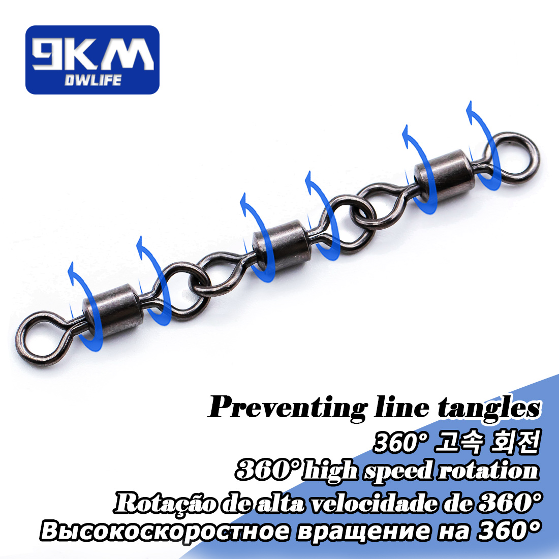 Drei Joint Rolling Wirbel Ange – Fishing Hook Offset Bewertung und Preis