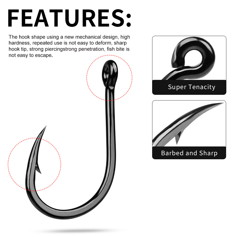 10 Stück Angelhaken aus Kohlen – Fishing Hook Stainless Steel Bewertung und Preis