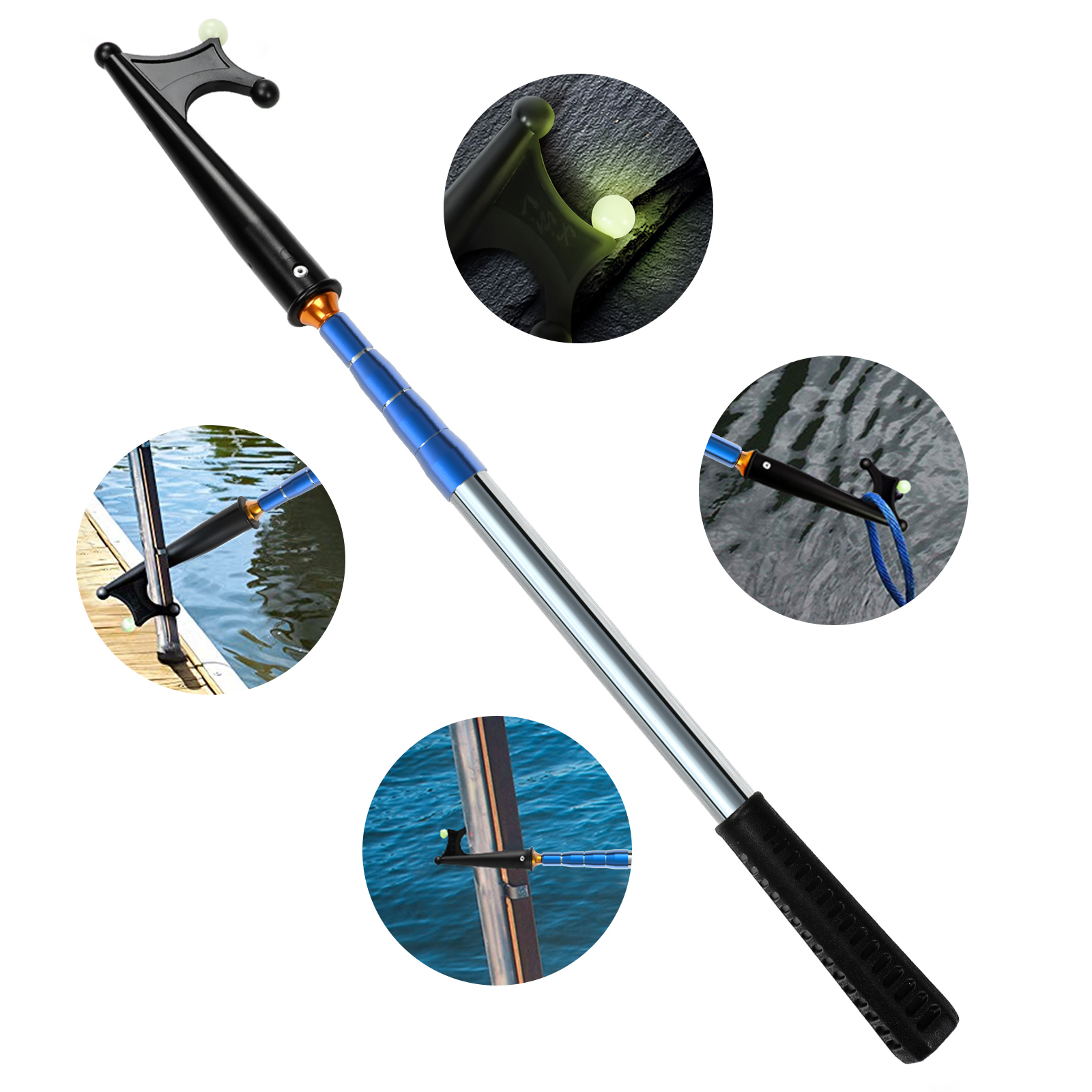 SANLIKE Einziehbarer leuchtend – Fishing Hook Stainless Steel Bewertung und Preis