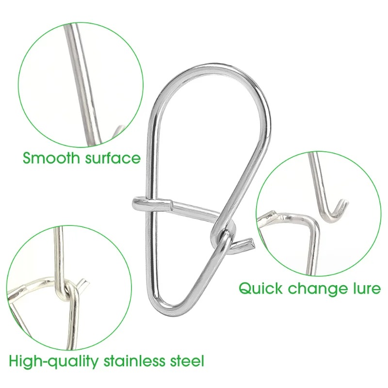 100 Stück Edelstahl-Angelkarab – Fishing Hook Stainless Steel Bewertung und Preis