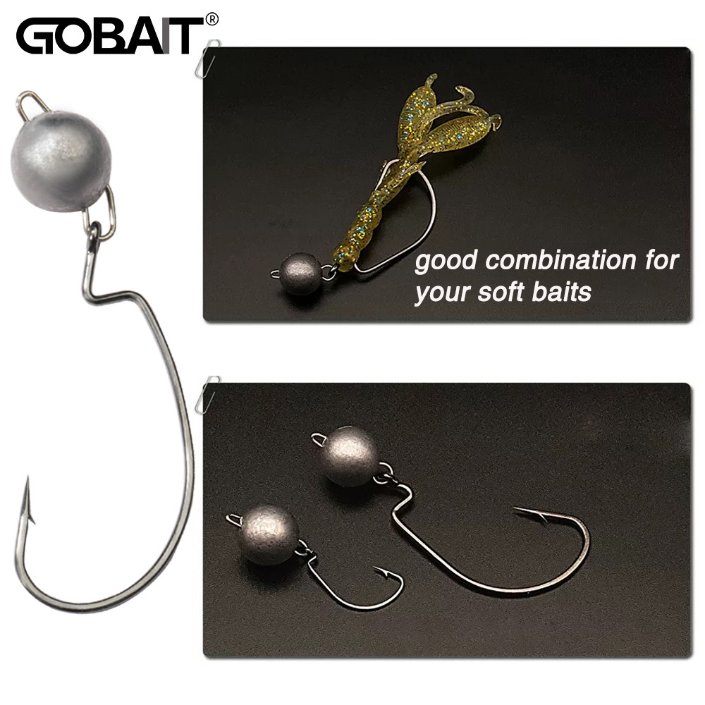 5 stücke Metall Jig Kopf Wurm  – Fishing Hook Weedless Bewertung und Preis