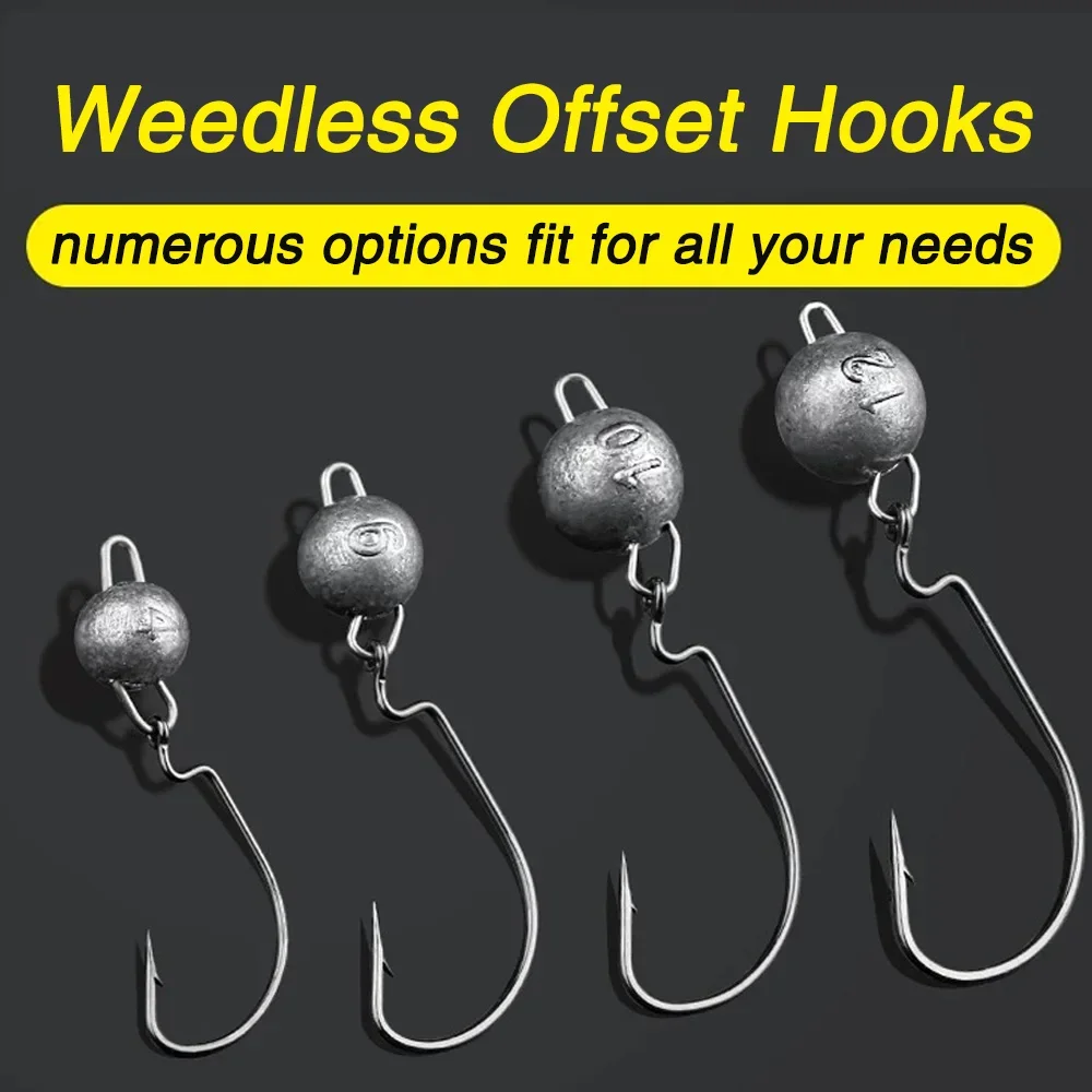 5 stücke Metall Jig Kopf Wurm  – Fishing Hook Weedless Bewertung und Preis