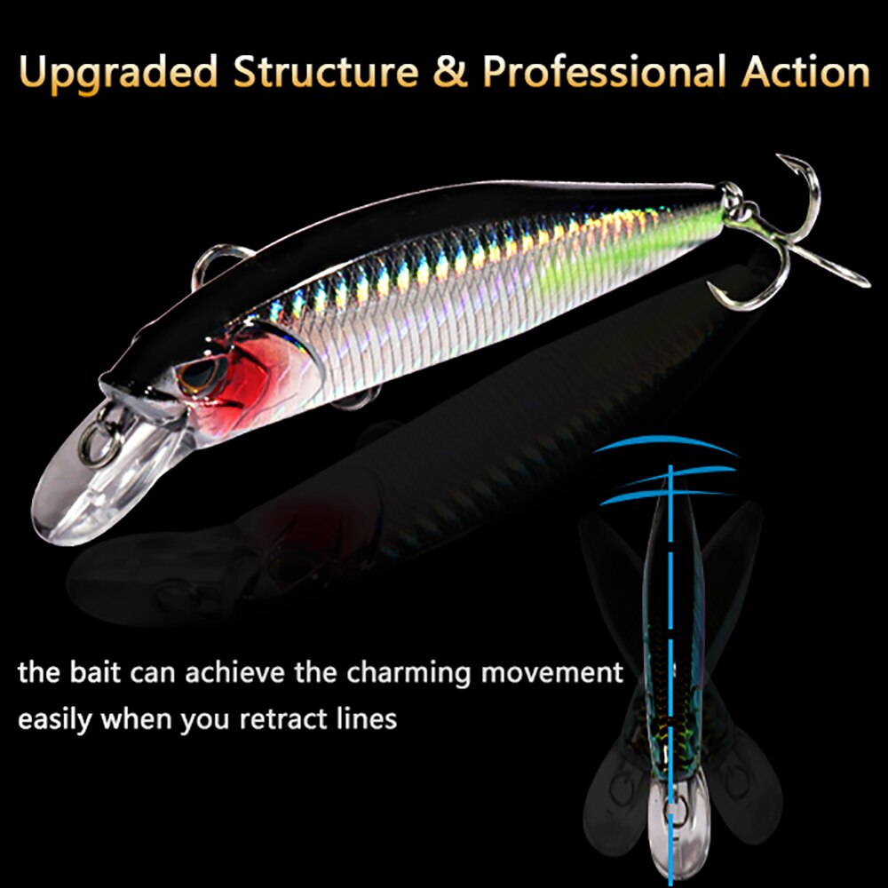 Sinking Minnow 19g Schwimmende – Fishing Hook Treble Bewertung und Preis