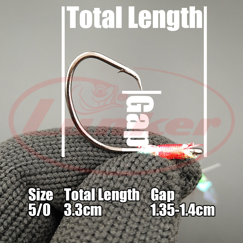 Lunker Sabiki Rig 10er-Pack 16 – Fishing Hook Circle Bewertung und Preis